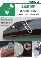 MEPAC CZ s.r.o. - Laserové gravírování - výroba razidel a elektrod