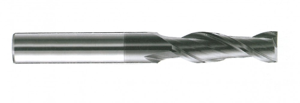 Stopková fréza válcová 2-břitá, pr.4x16-60mm, st.6mm
