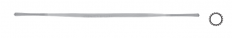 MEPAC CZ s.r.o. - Švýcarský pilník rytecký, L=150mm, pr.3,0mm, sek 0