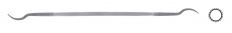 MEPAC CZ s.r.o. - Švýcarský pilník rytecký, L=150mm, pr.3,1mm, sek 2