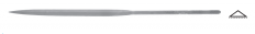 MEPAC CZ s.r.o. - Švýcarský jehlový pilník tříhranný nízký, L=160mm, 5,1x1,8mm, sek 4