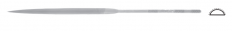 MEPAC CZ s.r.o. - Švýcarský jehlový půlkulatý, sek pouze na hřbetu L=200mm, 6,5x1,5mm, sek 2