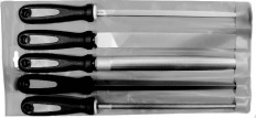 MEPAC CZ s.r.o. - Sada švýcarských dílenských pilníků s rukojetí L=250mm (sada 5ks) SAVER