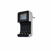 MEPAC CZ s.r.o. - Nabíječka tužkových baterií s LCD displejem, AC 230V, 450mA, 4 kanály, AA/AAA