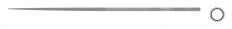 MEPAC CZ s.r.o. - Švýcarský jehlový pilník kulatý, L=200mm, pr.3,5mm, sek 0 