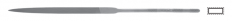 MEPAC CZ s.r.o. - Švýcarský jehlový pilník plochý se špičkou, L=160mm 5,4x1,2mm, sek 3