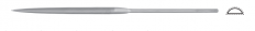 MEPAC CZ s.r.o. - Švýcarský jehlový pilník půlkulatý, L-200mm, 6,3x2,0mm, sek 00