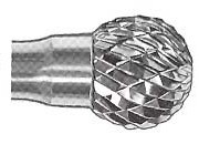 Tvrdokovová fréza kulička 2,5x2,3.03-28mm, břit 6